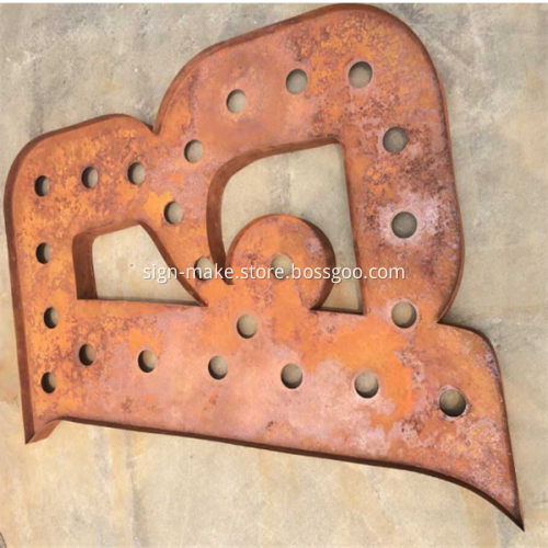 Customized Vintage Style Metal Marquee Letters